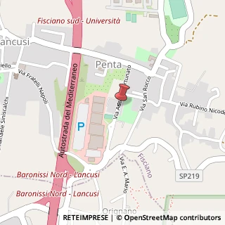 Mappa Via A. Fortunato, 55, 84084 Fisciano, Salerno (Campania)