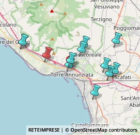 Mappa Via Alessandro Volta, 80058 Torre Annunziata NA, Italia (3.75167)