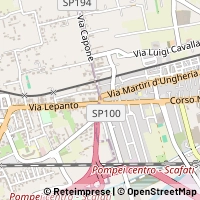 Mapa Pompei