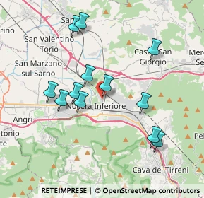 Mappa Via Allende Salvador, 84014 Nocera Inferiore SA, Italia (3.8625)