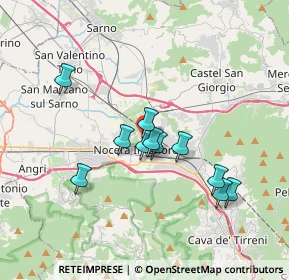 Mappa Via Allende Salvador, 84014 Nocera Inferiore SA, Italia (3.23818)
