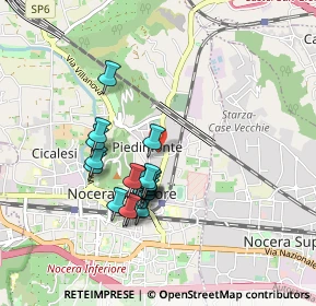 Mappa Via Allende Salvador, 84014 Nocera Inferiore SA, Italia (0.8205)