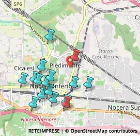 Mappa Via Allende Salvador, 84014 Nocera Inferiore SA, Italia (1.10188)
