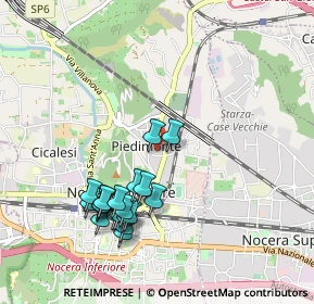 Mappa Via Allende Salvador, 84014 Nocera Inferiore SA, Italia (1.0565)