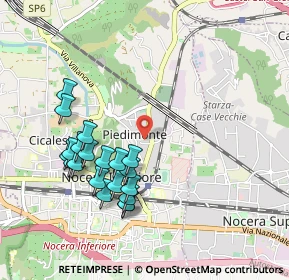 Mappa Via Allende Salvador, 84014 Nocera Inferiore SA, Italia (1.053)