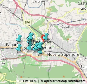 Mappa Via Allende Salvador, 84014 Nocera Inferiore SA, Italia (1.48167)