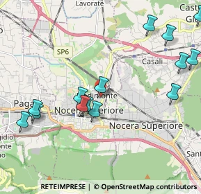 Mappa Via Allende Salvador, 84014 Nocera Inferiore SA, Italia (2.58214)