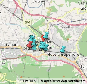 Mappa Via Allende Salvador, 84014 Nocera Inferiore SA, Italia (1.27)