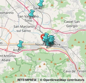 Mappa Piazza CICALESI, 84014 Nocera Inferiore SA, Italia (2.32818)