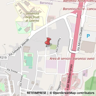 Mappa Via Carlo Alberto dalla Chiesa, 24, 84081 Baronissi, Salerno (Campania)