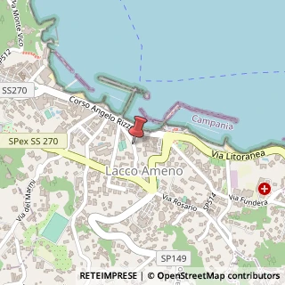 Mappa Via Rosario, 11, 80076 Lacco Ameno, Napoli (Campania)