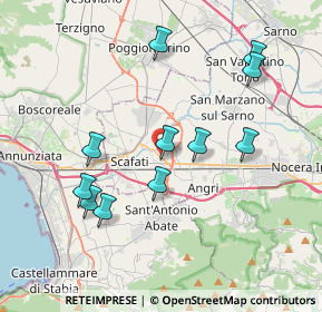 Mappa Via Fosso dei Bagni, 84018 Scafati SA, Italia (4.05636)