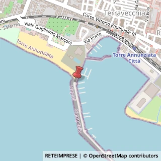 Mappa Via Molo DI Ponente, 80058 Torre Annunziata, Napoli (Campania)