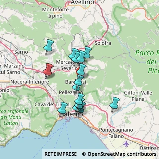 Mappa Via Carlo Alberto dalla Chiesa, 84081 Baronissi SA, Italia (6.31882)