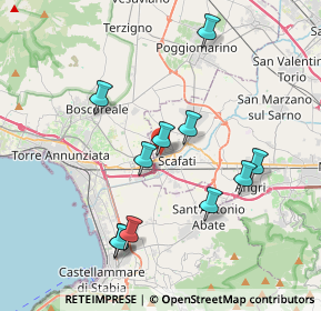 Mappa Via Volturno, 84018 Scafati SA, Italia (3.98727)