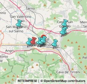 Mappa Via Carlo Cafiero, 84014 Nocera Inferiore SA, Italia (2.73818)
