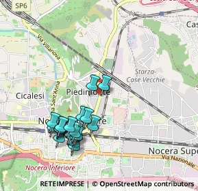 Mappa Via Carlo Cafiero, 84014 Nocera Inferiore SA, Italia (1.0975)