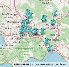 Mappa Via Carlo Cafiero, 84014 Nocera Inferiore SA, Italia (6.17789)