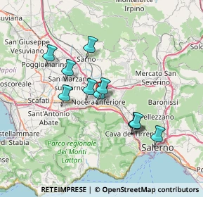 Mappa Via Carlo Cafiero, 84014 Nocera Inferiore SA, Italia (6.43182)