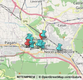 Mappa Via Carlo Cafiero, 84014 Nocera Inferiore SA, Italia (1.30727)