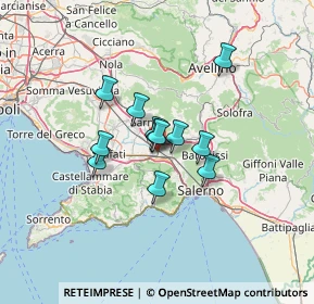 Mappa Via Carlo Cafiero, 84014 Nocera Inferiore SA, Italia (9.21333)