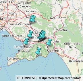 Mappa Via Carlo Cafiero, 84014 Nocera Inferiore SA, Italia (7.36154)