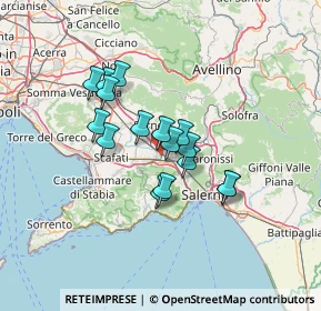 Mappa Via Carlo Cafiero, 84014 Nocera Inferiore SA, Italia (10.7775)