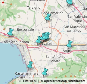 Mappa VIA MARTIRI D'UNGHERIA - TRAV. FALANGA, 84018 Scafati SA, Italia (4.46231)