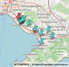 Mappa Via Bertone, 80058 Torre Annunziata NA, Italia (7.07929)