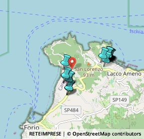 Mappa Via Francesco Calise Operaio Foriano, 80075 Forio NA, Italia (0.8225)