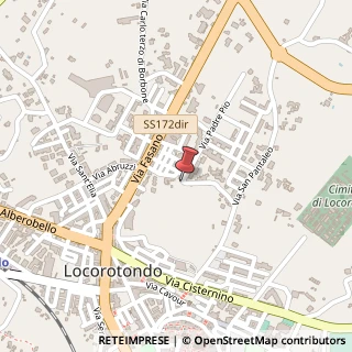 Mappa Via Padre Pio,  5, 70010 Locorotondo, Bari (Puglia)