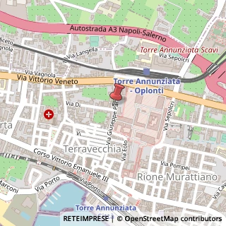 Mappa Via Parini, 3, 80058 Torre Annunziata, Napoli (Campania)
