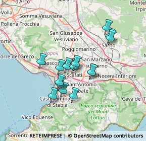 Mappa Via Trivio Passanti, 84018 Scafati SA, Italia (5.96733)