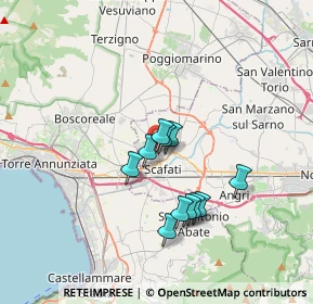Mappa Via Trivio Passanti, 84018 Scafati SA, Italia (2.89636)
