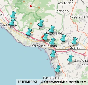 Mappa Via San Alfonso dei Liguori, 80058 Torre Annunziata NA, Italia (4.09667)