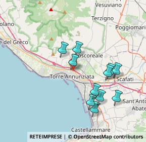 Mappa Via San Alfonso dei Liguori, 80058 Torre Annunziata NA, Italia (3.84364)