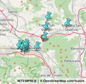 Mappa Via M. Pagano, 84086 Roccapiemonte SA, Italia (3.74385)