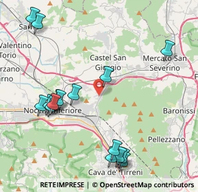 Mappa Via M. Pagano, 84086 Roccapiemonte SA, Italia (5.20563)
