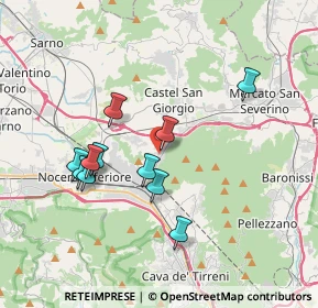 Mappa Via M. Pagano, 84086 Roccapiemonte SA, Italia (3.63364)