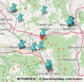 Mappa Via della Libertà, 84086 Roccapiemonte SA, Italia (5.32471)