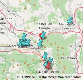 Mappa Via della Libertà, 84086 Roccapiemonte SA, Italia (4.35929)