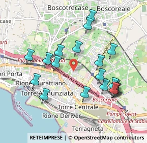 Mappa Via Torretta di Siena, 80058 Torre Annunziata NA, Italia (1.0575)