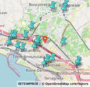 Mappa Via Torretta di Siena, 80058 Torre Annunziata NA, Italia (1.216)