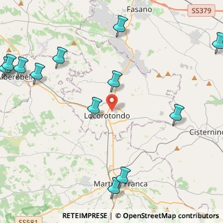 Mappa Via G. C. Conti, 70010 Locorotondo BA, Italia (6.5025)