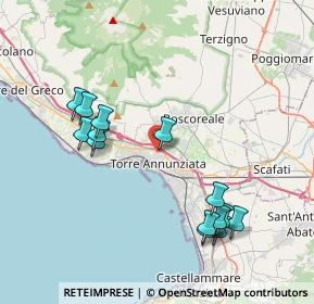 Mappa Via Regina Elena, 80058 Torre Annunziata NA, Italia (4.45214)