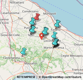 Mappa Via Alagna, 74015 Martina Franca TA, Italia (11.03789)