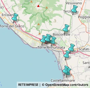 Mappa Via Vesuvio, 80058 Torre Annunziata NA, Italia (4.07727)