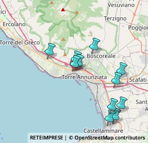 Mappa Via Vesuvio, 80058 Torre Annunziata NA, Italia (4.09364)