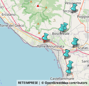 Mappa Via Vesuvio, 80058 Torre Annunziata NA, Italia (5.26636)