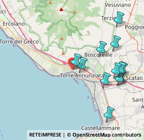 Mappa Via Vesuvio, 80058 Torre Annunziata NA, Italia (4.62917)